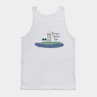 Biscayne National Park Line art Tank Top